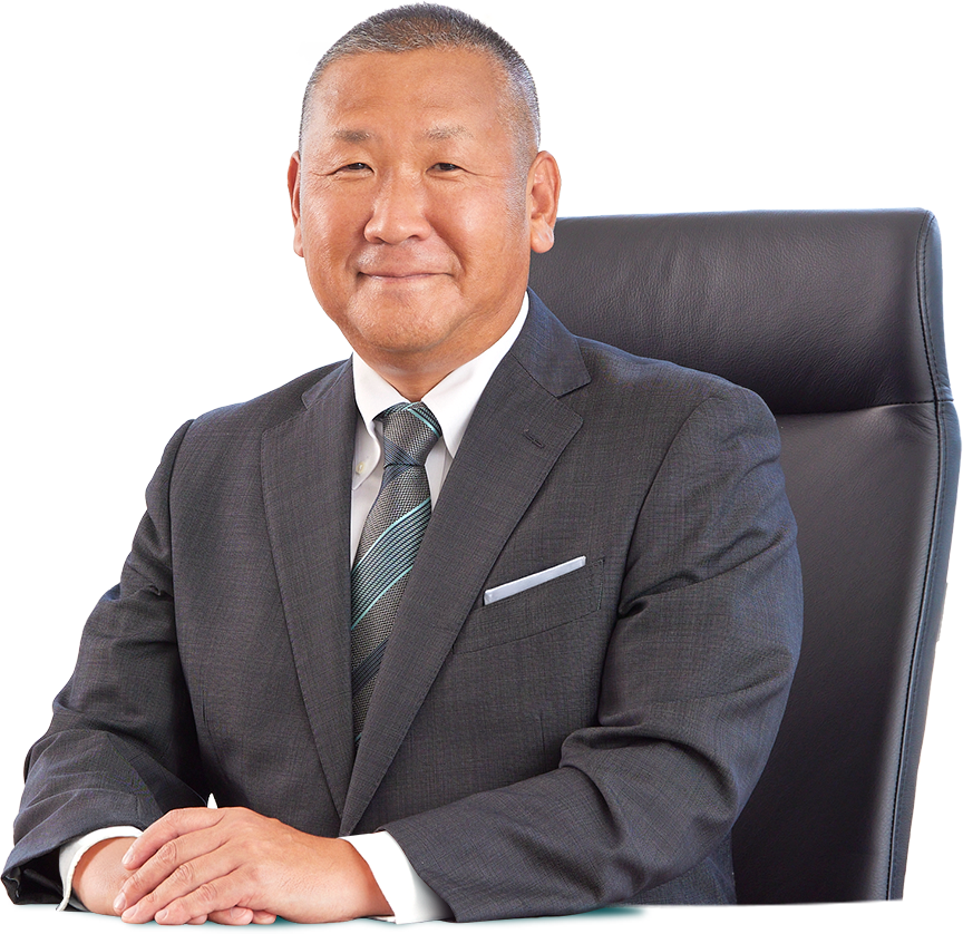 写真：代表取締役社長 兼 CEO 川崎　靖弘